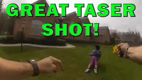 Felon Tries Outrunning Taser But That Doesn’t Work Out Too Well For Him! LEO Round Table S09E74