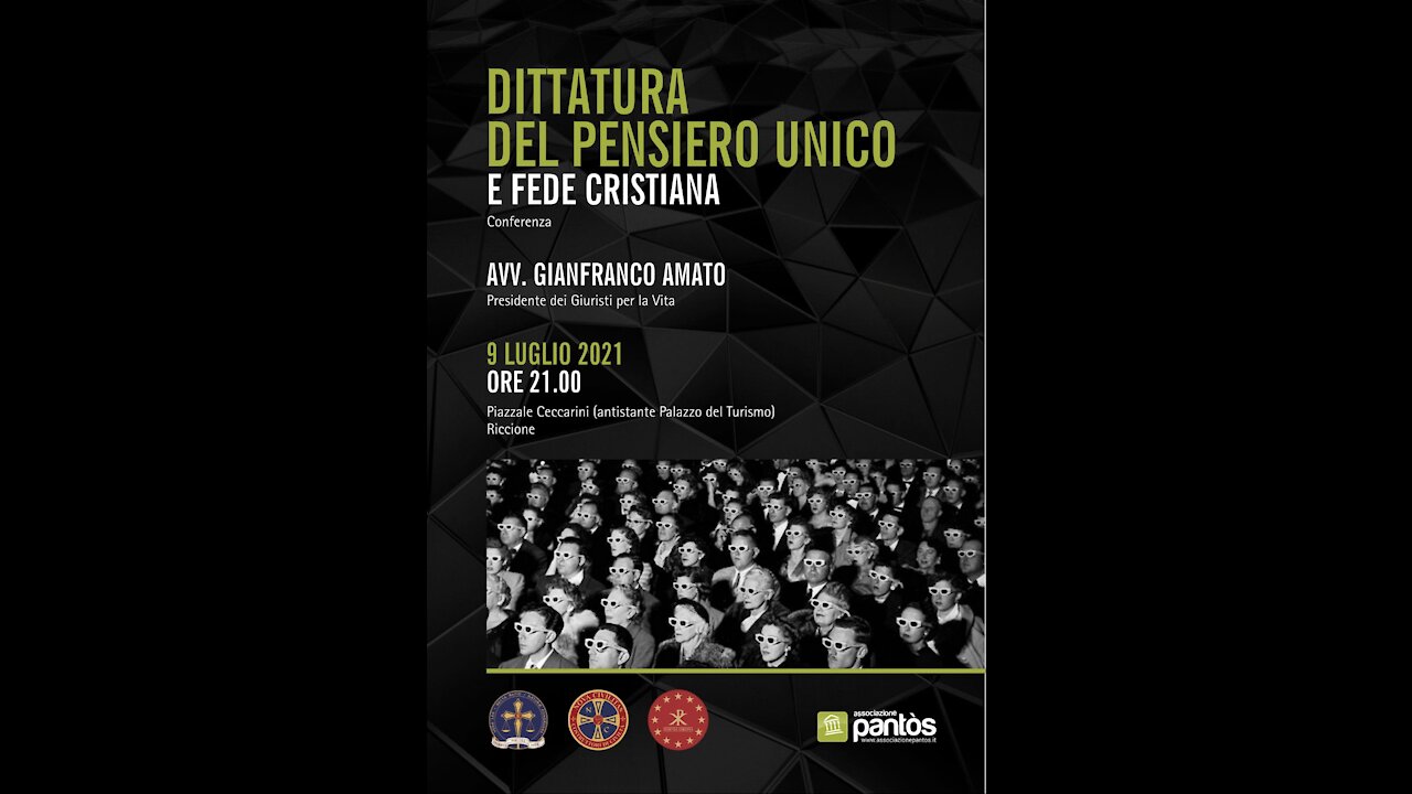 Gianfranco Amato e la dittatura sanitaria