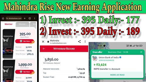 Mahindra Earning App Payment Proof | Mahindra App Real Or Fake | Best Investment Earning App