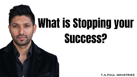 What is stopping you from Being Fruitful?