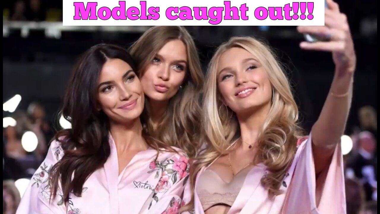 Victoria’s Secret Models Caught Photoshopping Their Pictures????