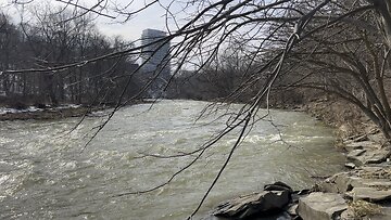 Humber River Toronto strong River flow