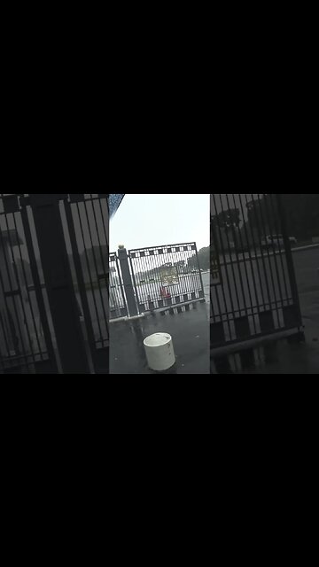 Manila Military Cemetery During Heavy Rain