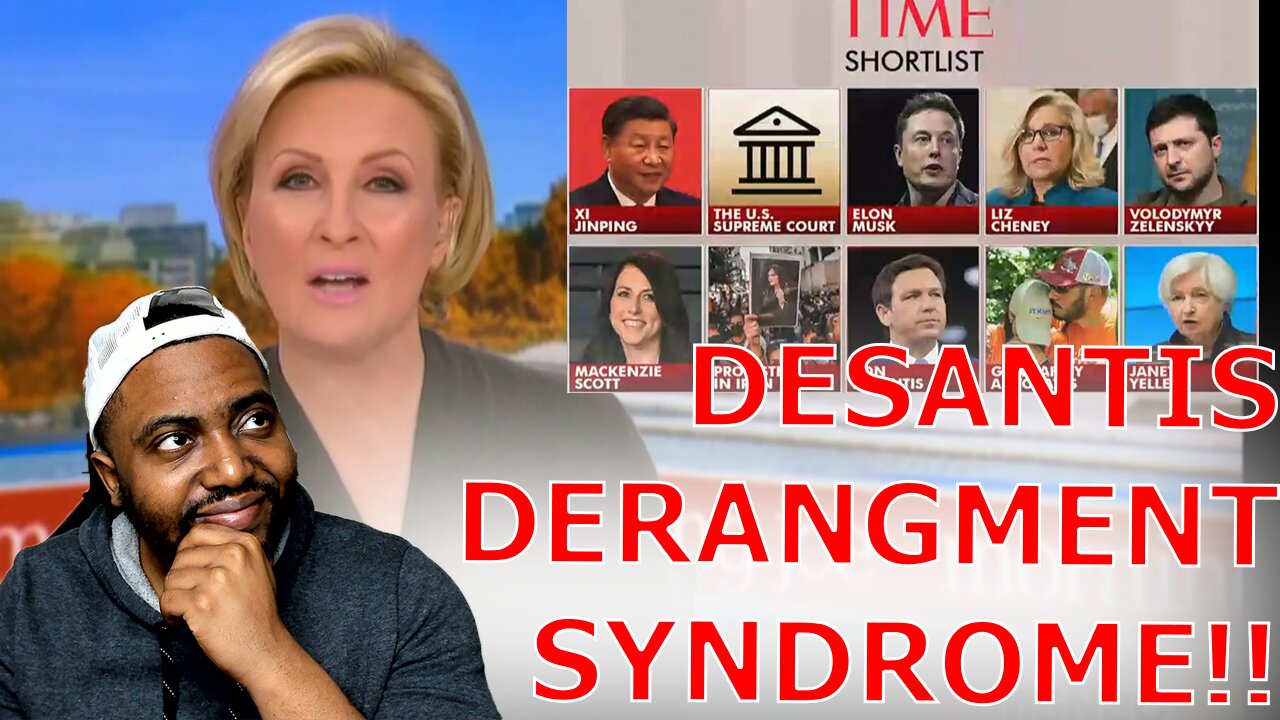 MSNBC FUMES Over Ron DeSantis A Finalist For The TIMES Person Of The Year!