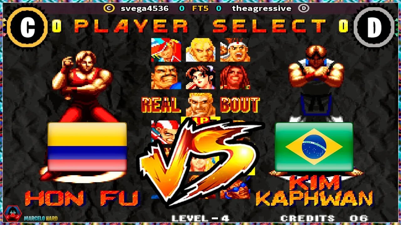 Real Bout Fatal Fury (svega4536 Vs. theagressive) [Colombia Vs. Brazil]