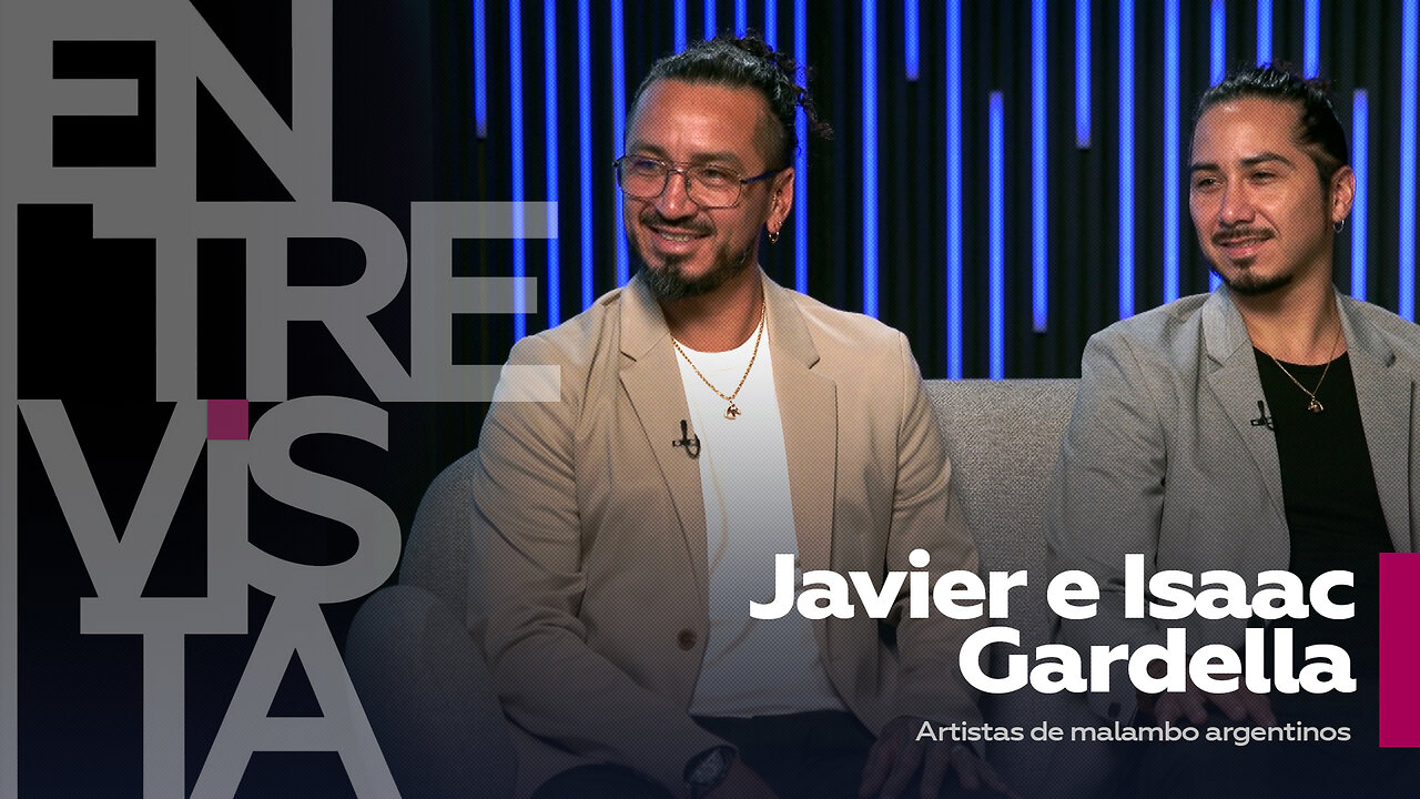 Javier e Isaac Gardella, artistas de malambo argentinos