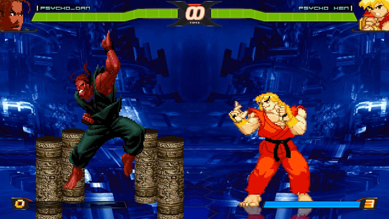 MUGEN - Psycho Dan vs. Psycho Ken - Download