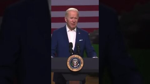 Biden: "I'm Starting to Bore Myself Here, But This is Important Stuff, I Think…"