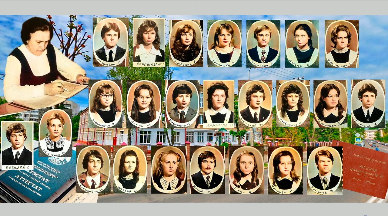 Наш Школьный Альбом-Минская средняя школа №73 _выпуск 1975 года / Our School Album-Minsk High School No. 73 _ graduation of 1975