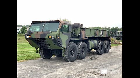 Oshkosh M977 HEMTT de la OTAN se incendió en Letonia