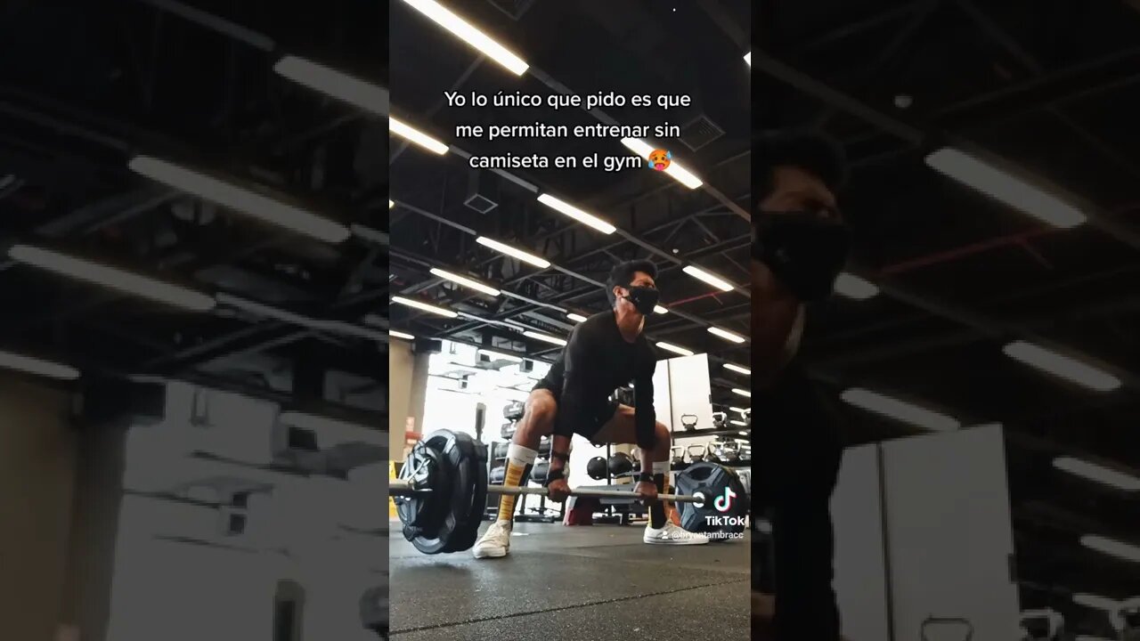 No me Saco la Mierd* Entrenando para Andar Tapado en el Gimnasio 💀