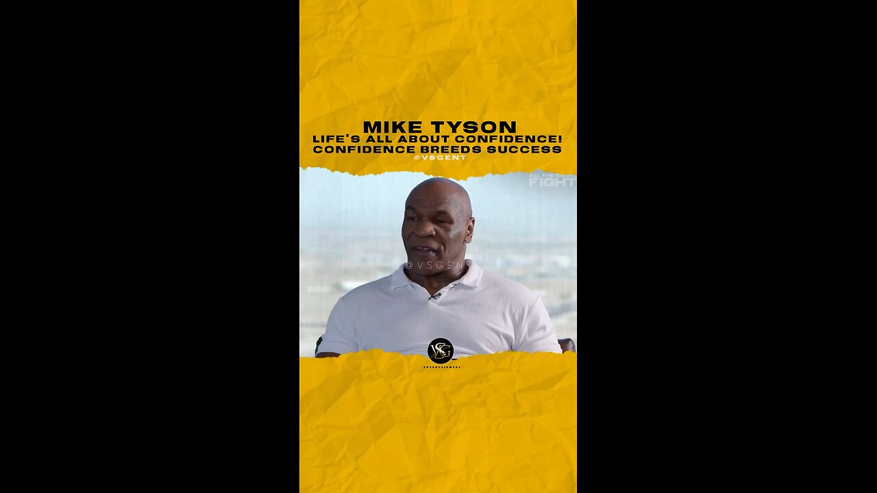 @miketyson Life’s all about confidence! Confidence breeds success