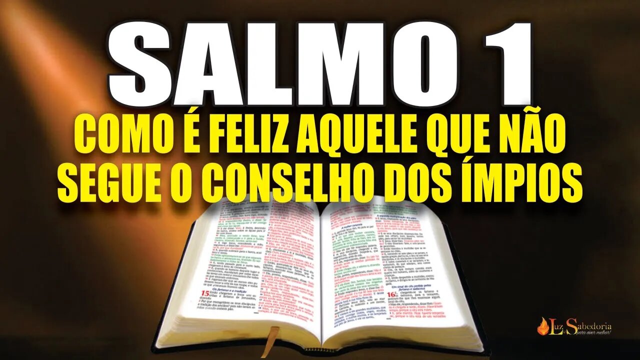 Livro dos Salmos da Bíblia: Salmo 1