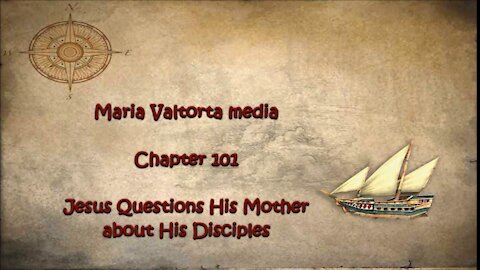 Jesus Questions His Mother about His Disciples.