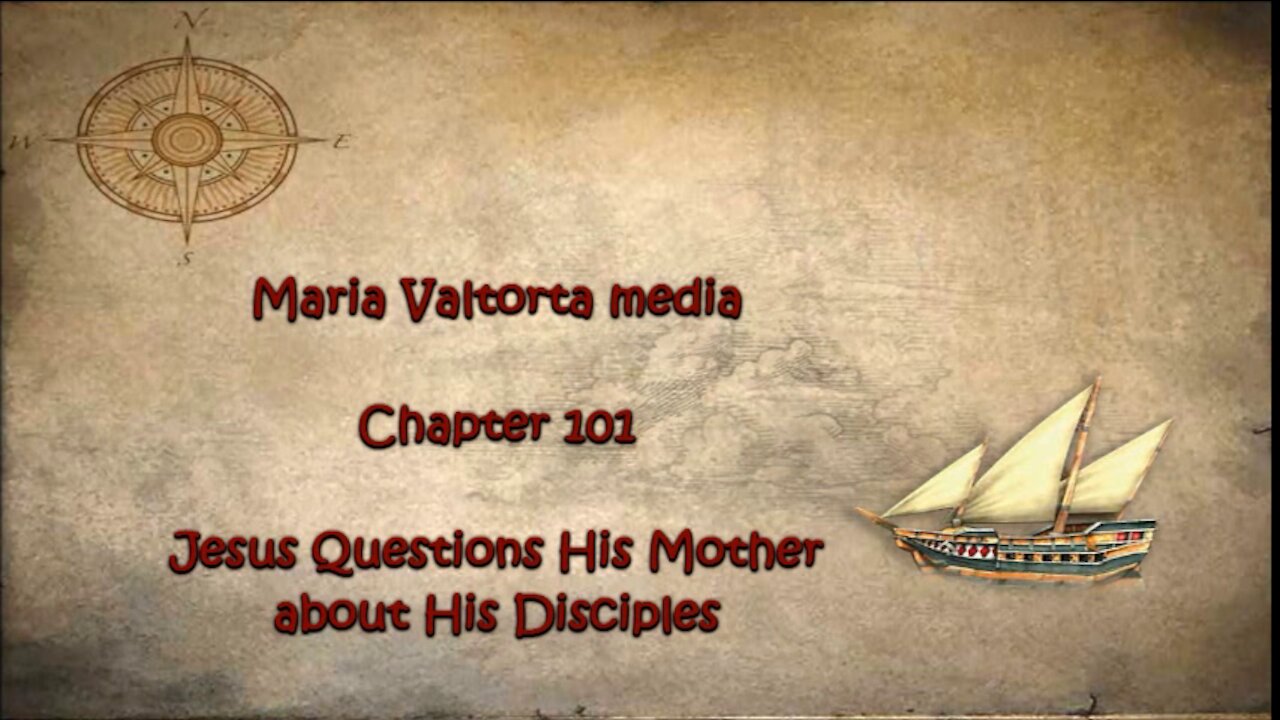 Jesus Questions His Mother about His Disciples.