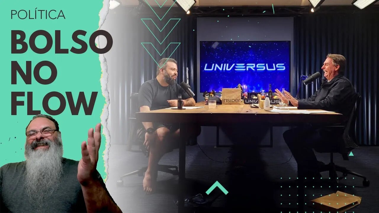 BOLSONARO faz PODCAST HISTÓRICO no FLOW, com 567K SIMULTÂNEOS e 5 HORAS de duração, ESQUERDA PIRA