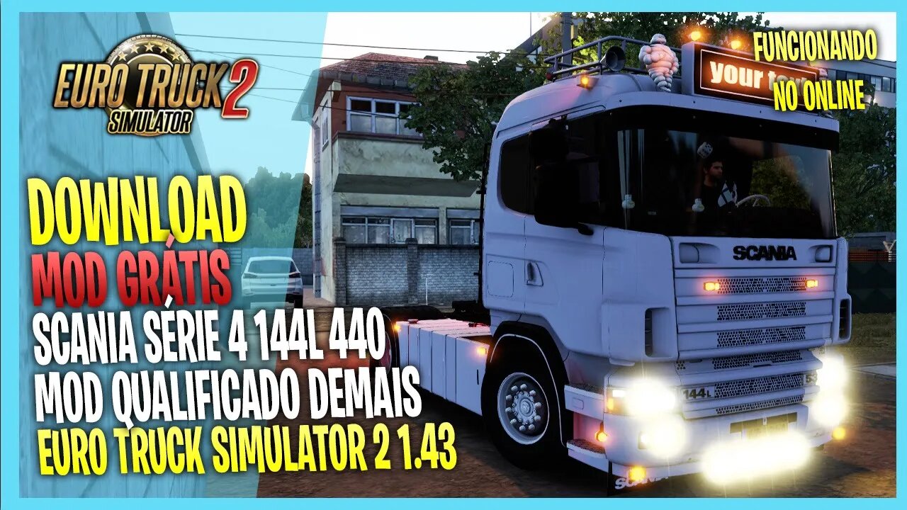 ▶️ETS2 1.43 SCANIA SERIE 4 144 480 JB Trade EURO TRUCK SIMULATOR 2 1.43