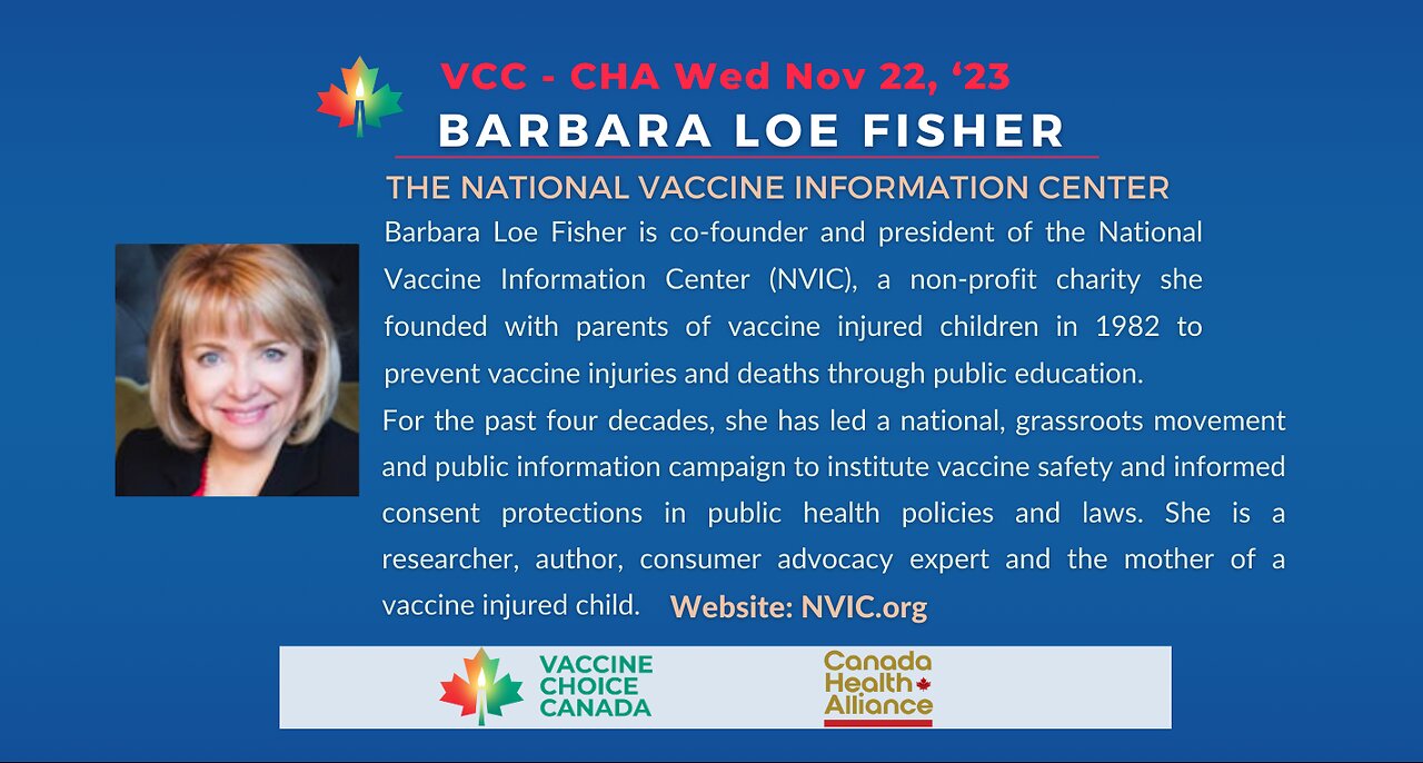 Barbara Loe Fisher - National Vaccine Information Center