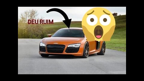 DEU RUIM PRO AUDI R8 😱 #18