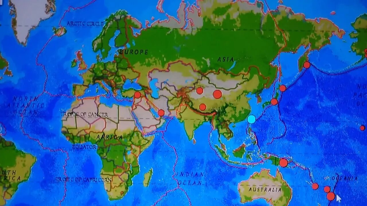 Hot Spots Shows Large Earthquake Activity Moving Down The Cascadia & Pacific Plate . 10/24/2023