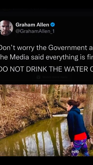 Ohio. Government and media said all is fine. Please don’t drink water. #ohio #biden #censorship