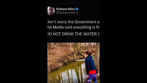 Ohio. Government and media said all is fine. Please don’t drink water. #ohio #biden #censorship