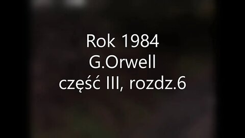 Rok 1984-George Orwell część III, rozdz.6