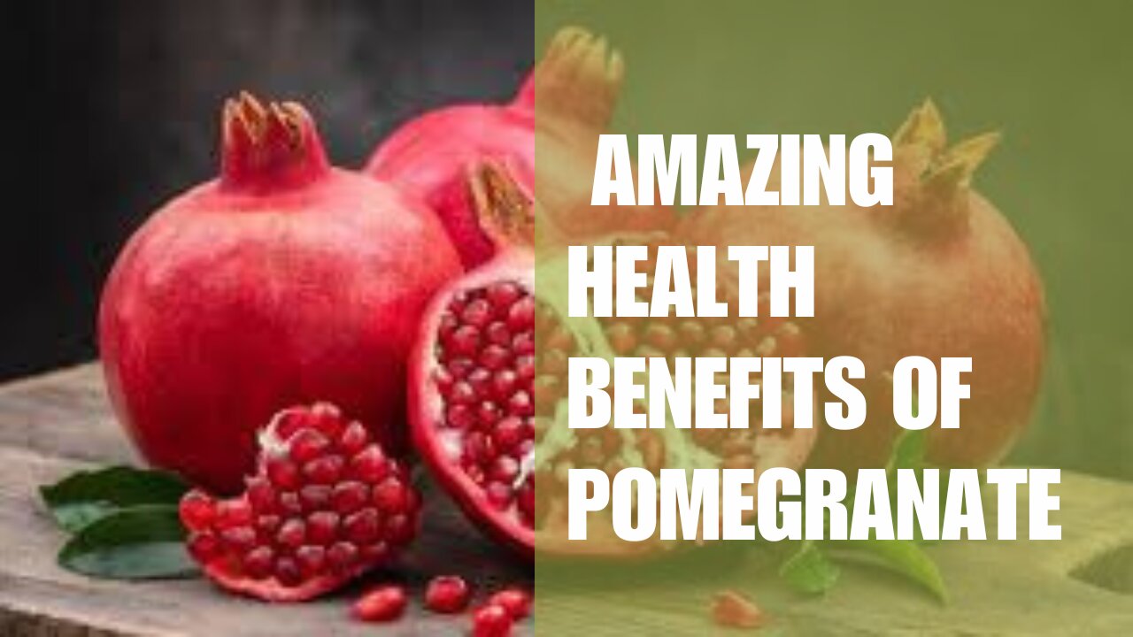 Amazing wonders of the pomegranate fruit