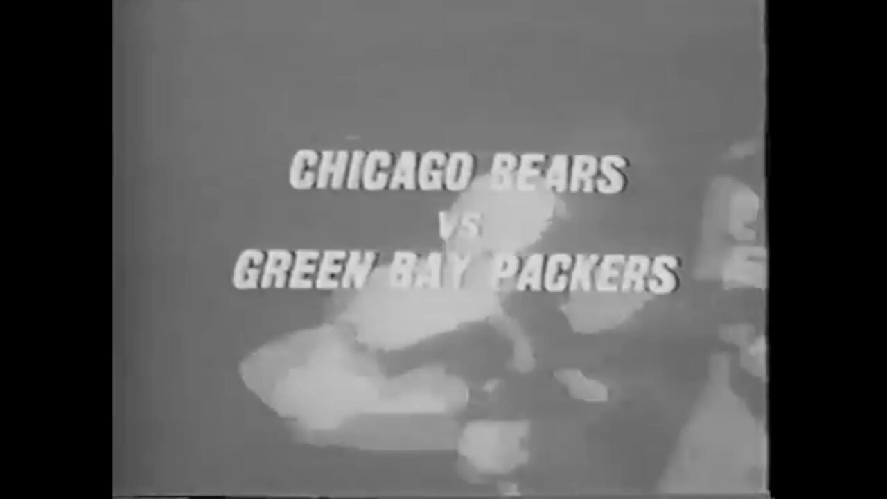 1969-08-16 Chicago Bears vs Green Bay Packers