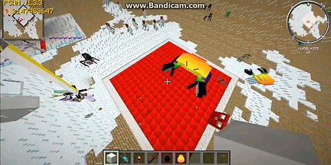 Minecraft mob battle rainbow crab vs emperor scorpion