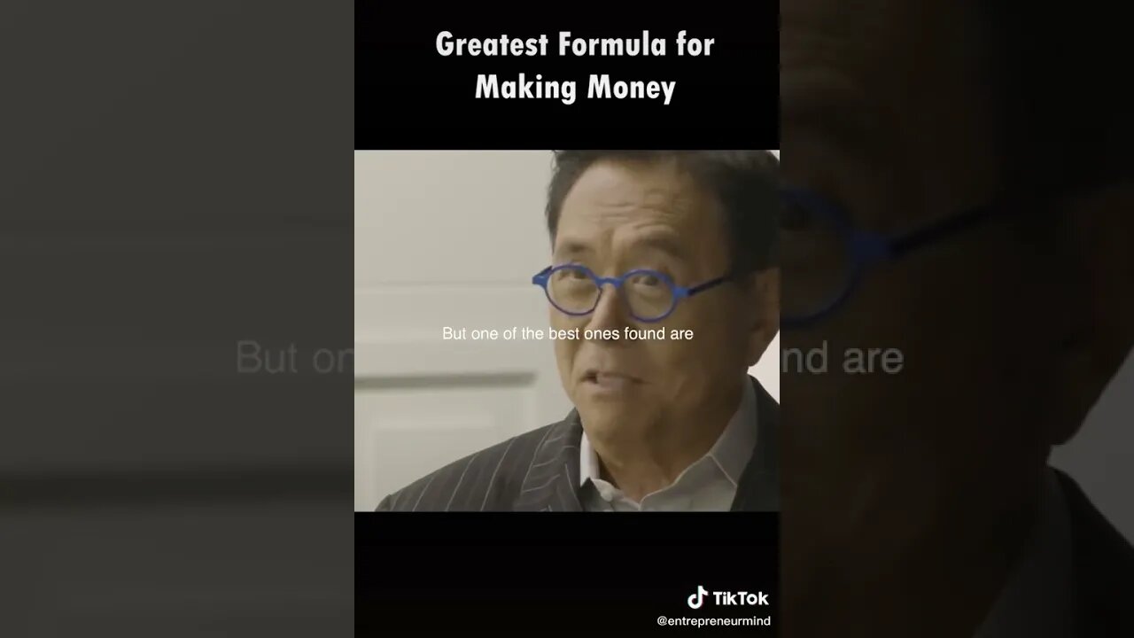Greatest Formula For Making Money tiktok entrepreneurmind