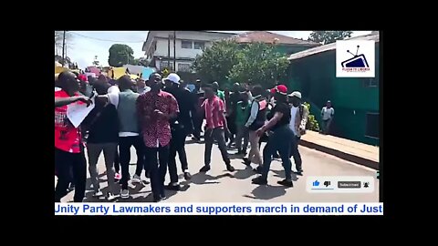 Unity Party Lawmakers and supporters march in demand of Justices