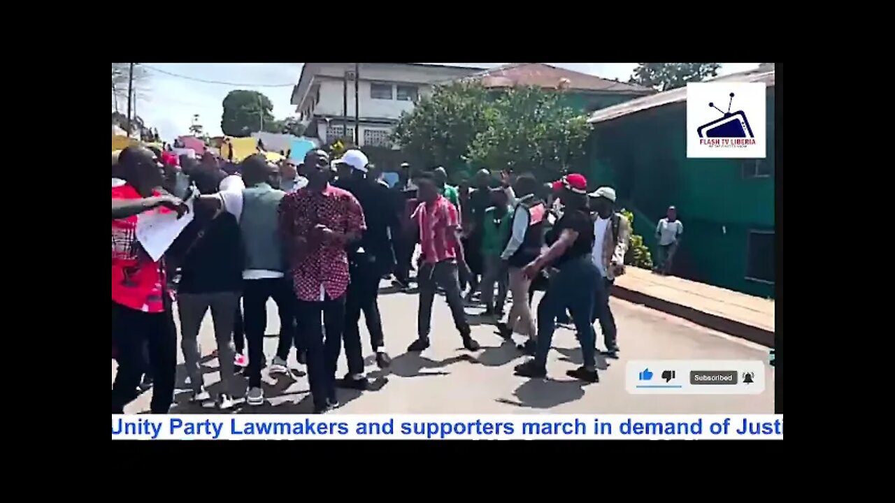 Unity Party Lawmakers and supporters march in demand of Justices