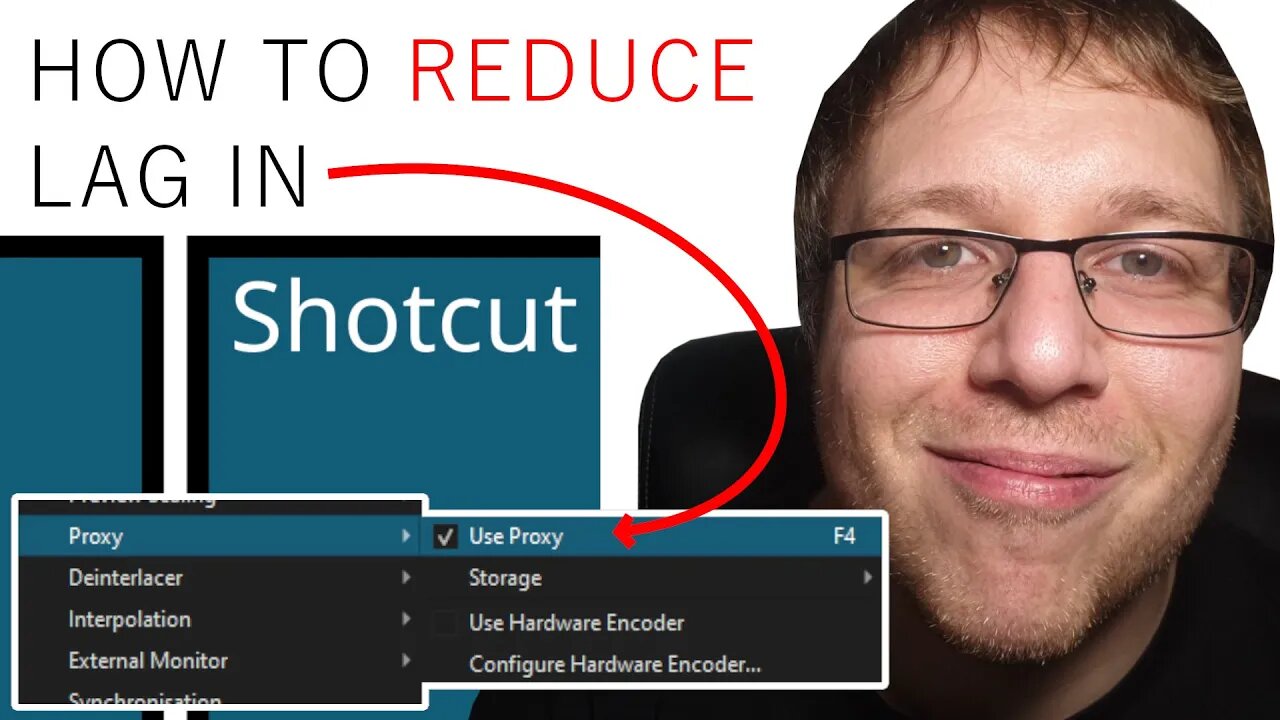 How to Reduce Lag in Shotcut [by enabling Proxy]