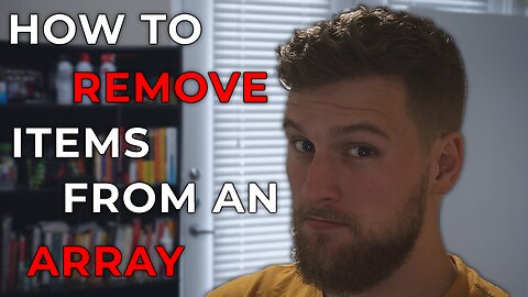 How To Remove Specific Items From An Array In JavaScript