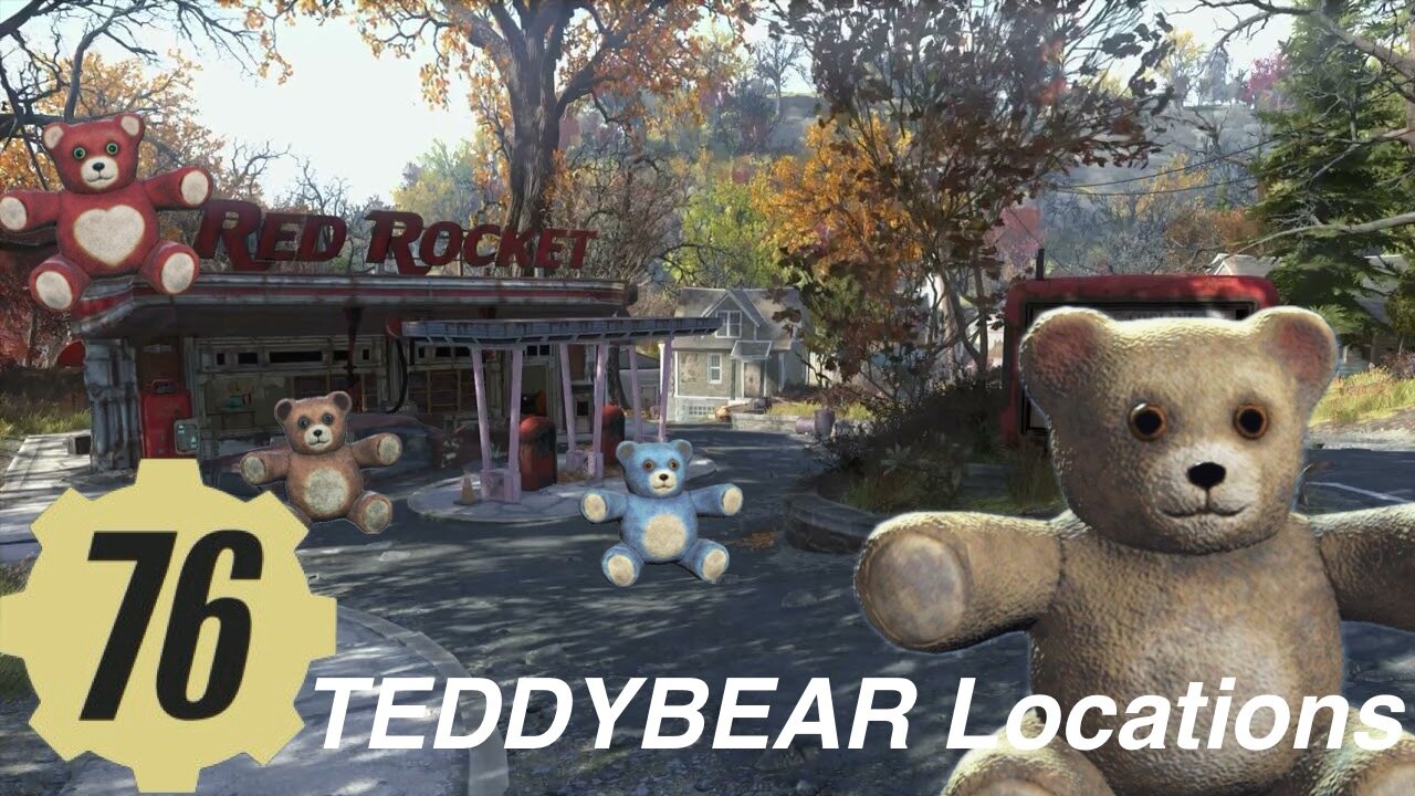 TEDDY BEAR Locations Fallout76