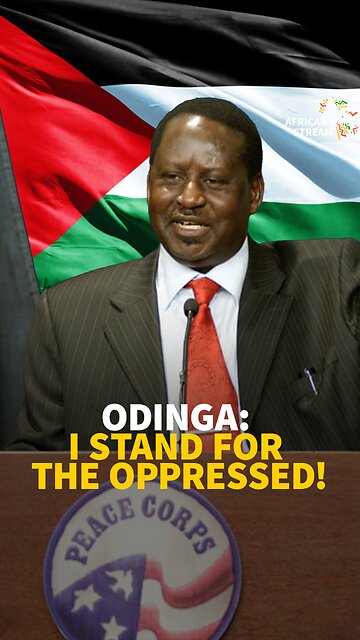 Odinga: I Stand For The Oppressed!