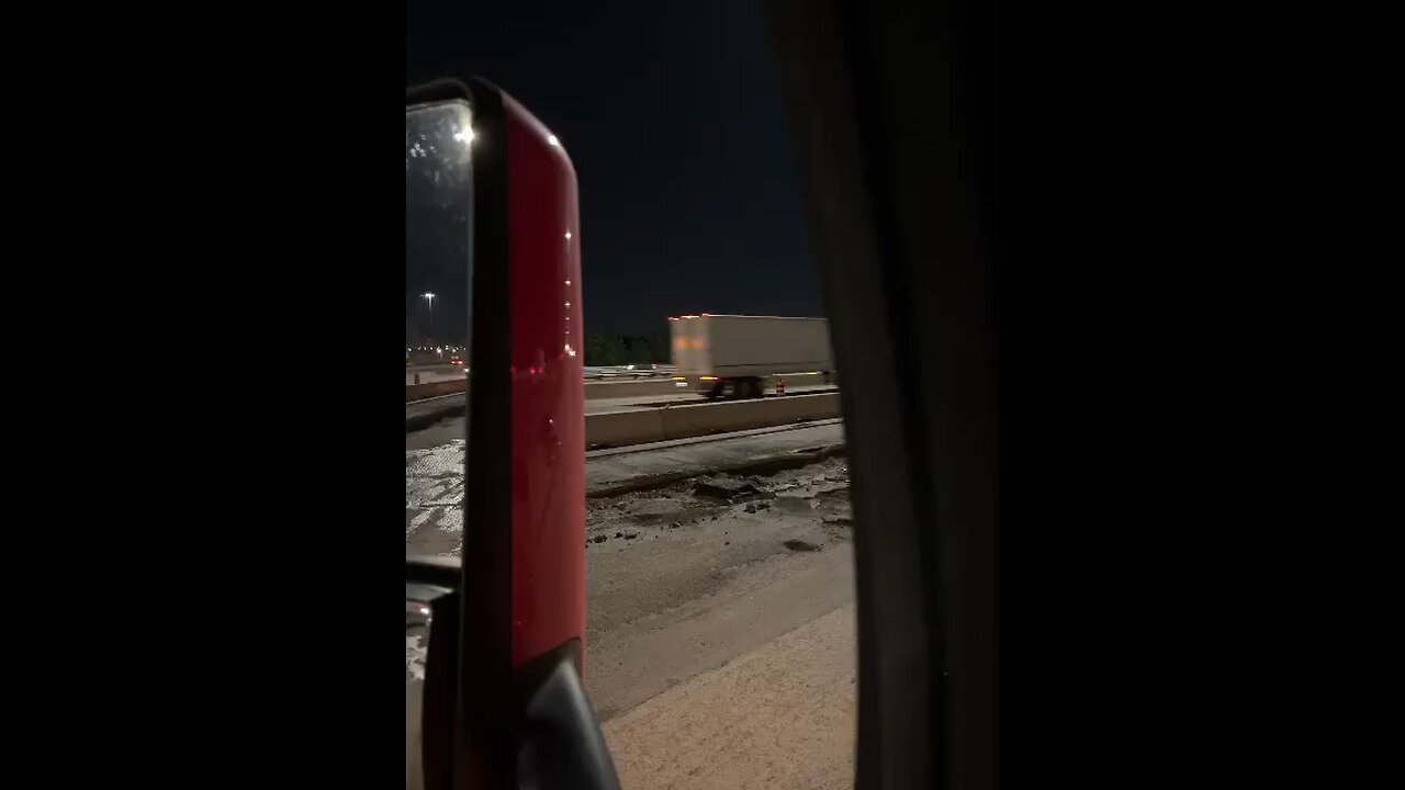 Person Crossing On Highway 401