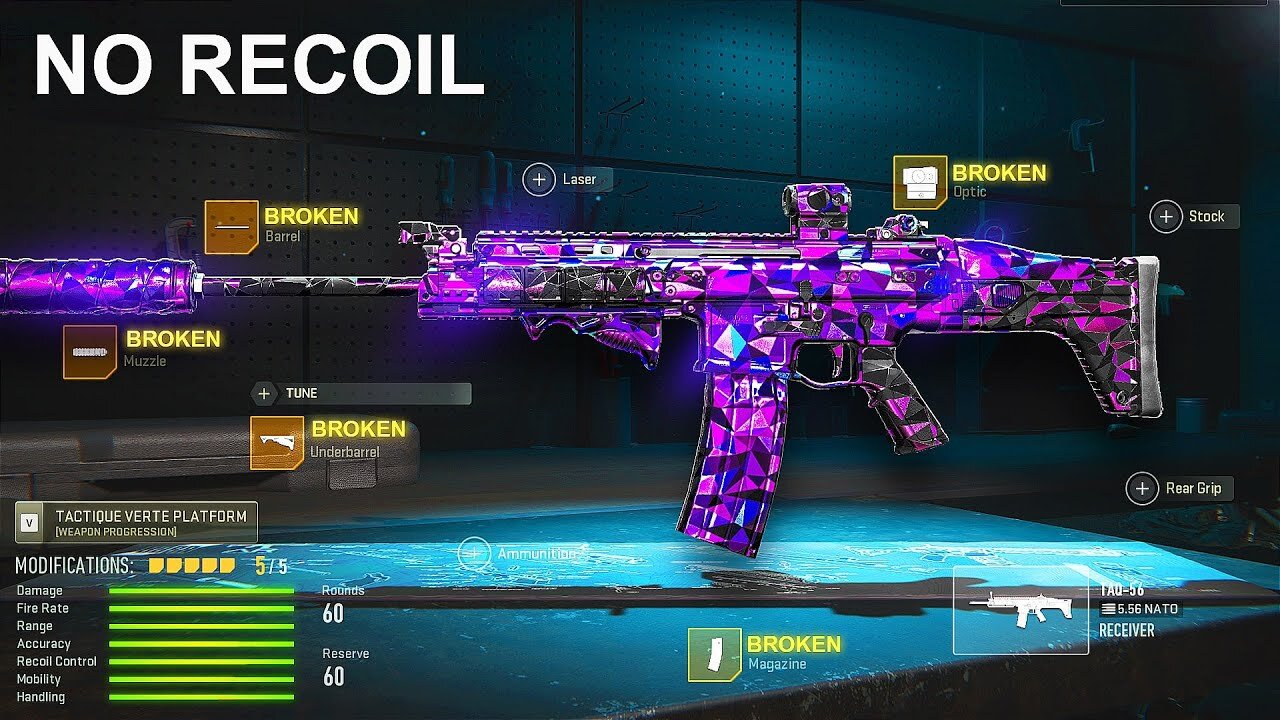 The best no recoil taq 56 meta