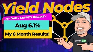Yield Nodes August Update 😮 My 6 Month Results!