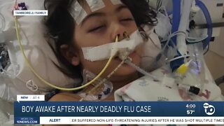 Ramona father speaks out after son battles flu virus complications in ICU