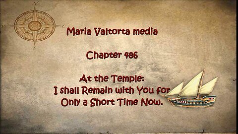 At the Temple. I Shall Remain with You for Only a Short Time Now.