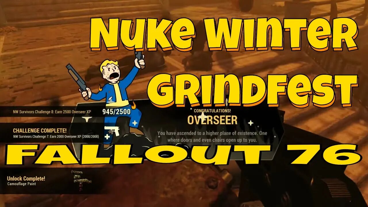 The Nuclear Winter Grind For A Ghillie Suit . Fallout 76 PvP