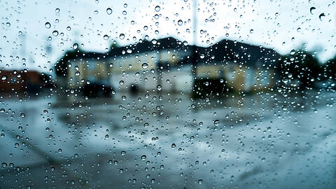 Rain Sound On WindowㅣHeavy Rain for Sleep, Study and Relaxation, Meditation, Deep sleep