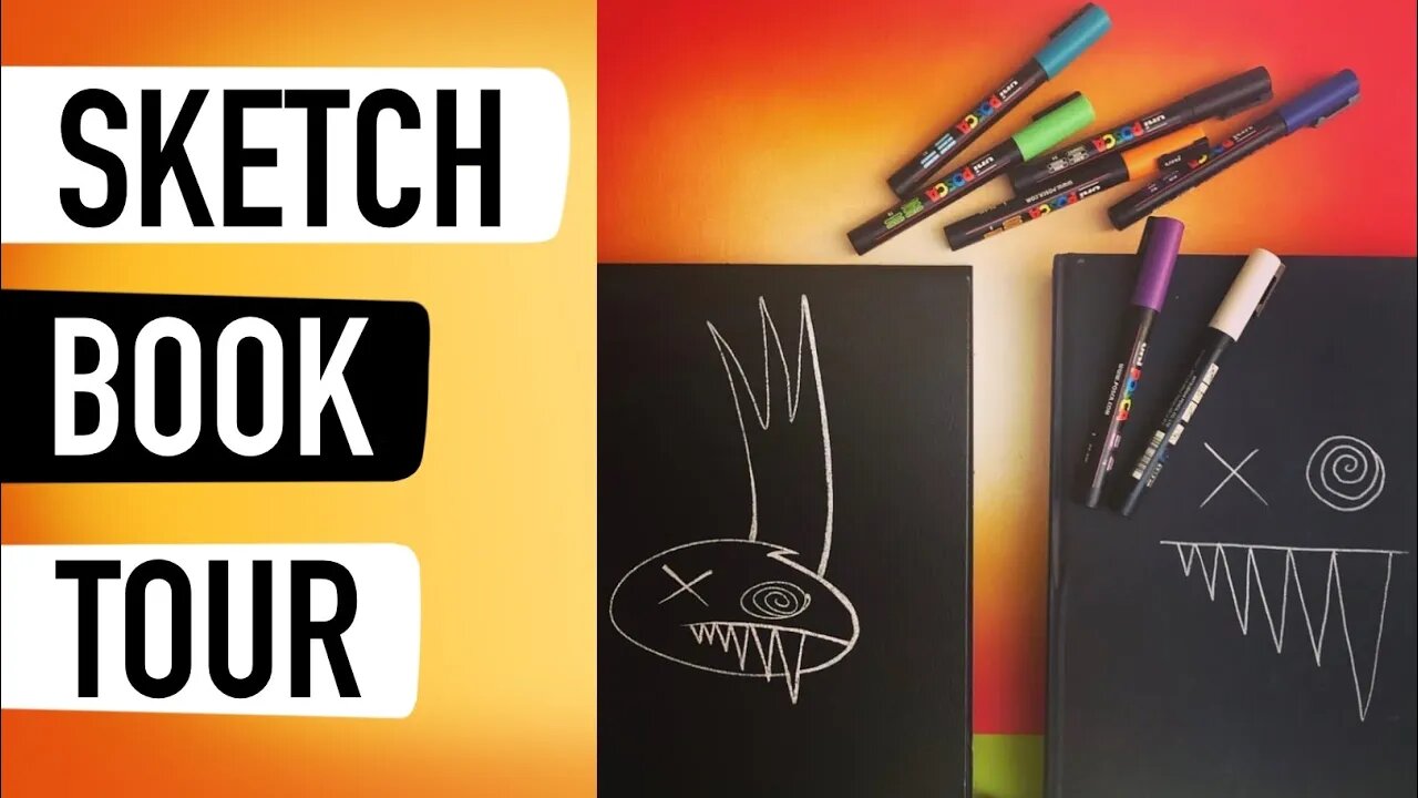 Reviewing My Old Sketches and Doodles - Sketchbook Tour 2019 - ZEEKO TRIBE ART