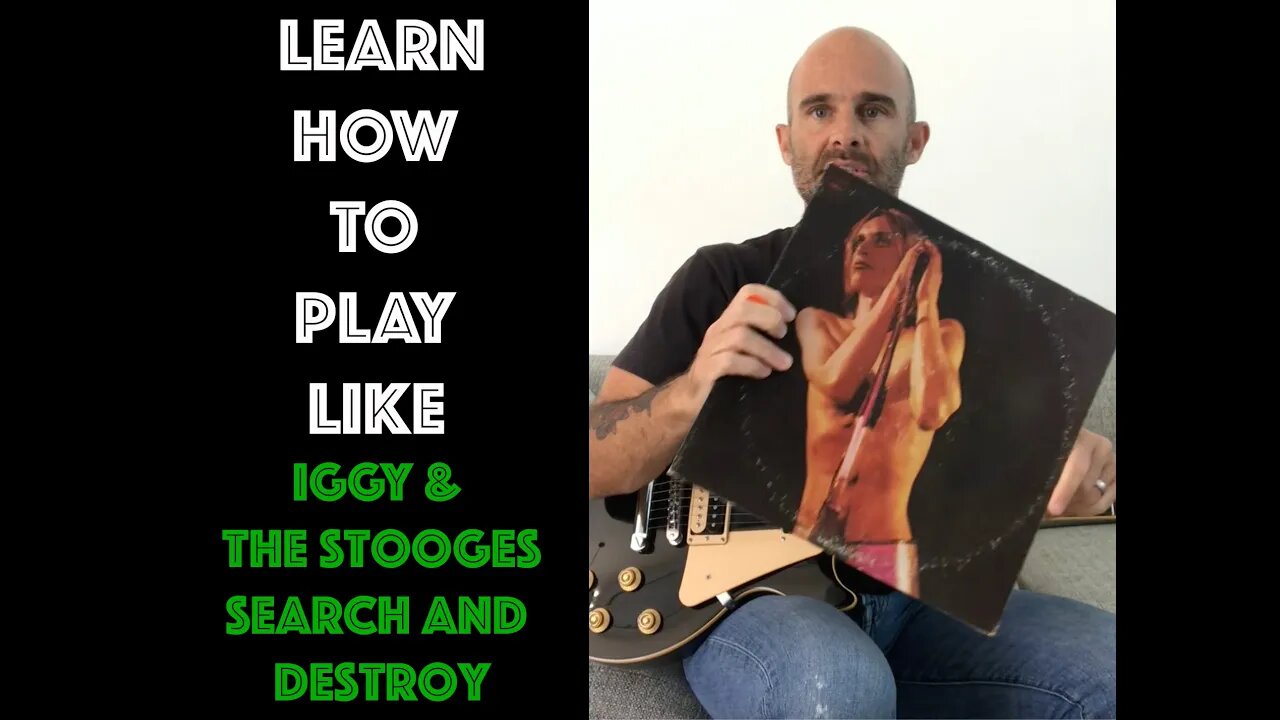 How To Play Search And Destroy by Iggy & The Stooges! - Beginner & Intermediate Guitar Players