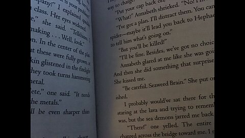 Percy and Annabeth fist kiss moment 🥰