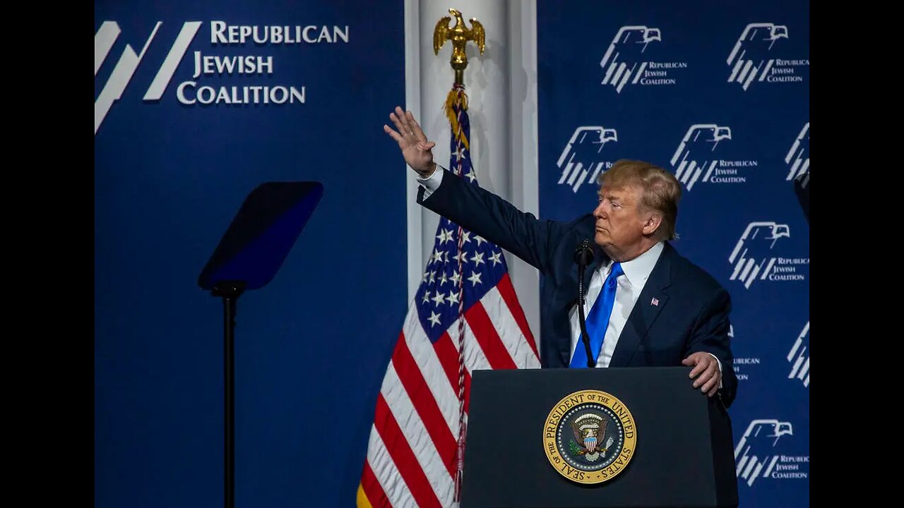 Trump Speach To Republican Jewish Coalition Summit In Las Vegas