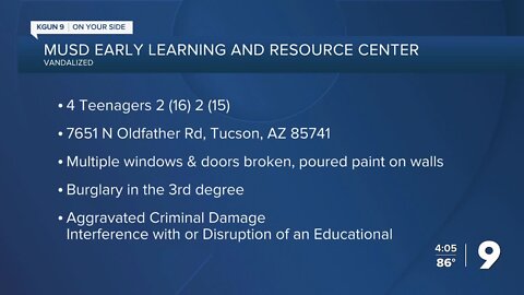 MUSD Early Learning and Resource Center vandalized