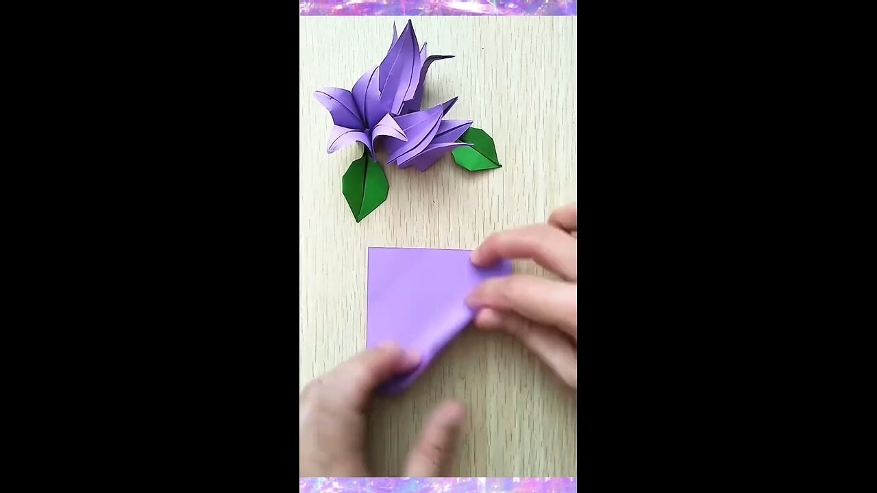 Origami flower #origami #origamitutorial #origamitiktok #origamichallenge #origamiart #fyp